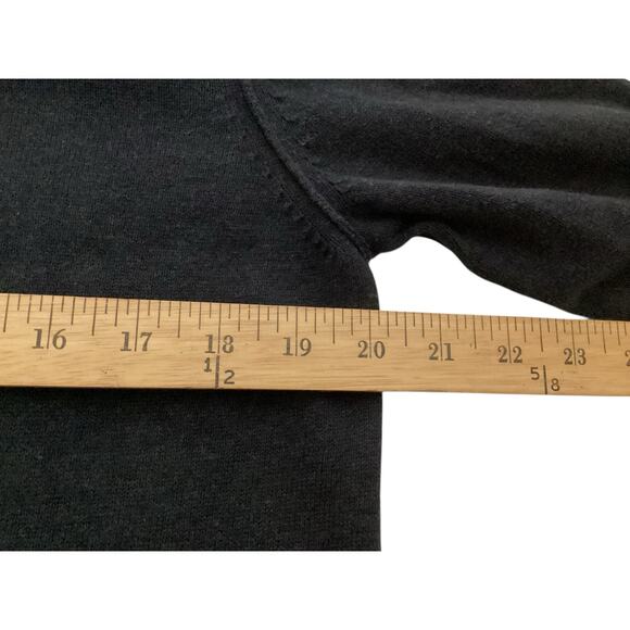 Hugo boss cotton cashmere blend cardigan button closure size L charcoal gray - Picture 5 of 7